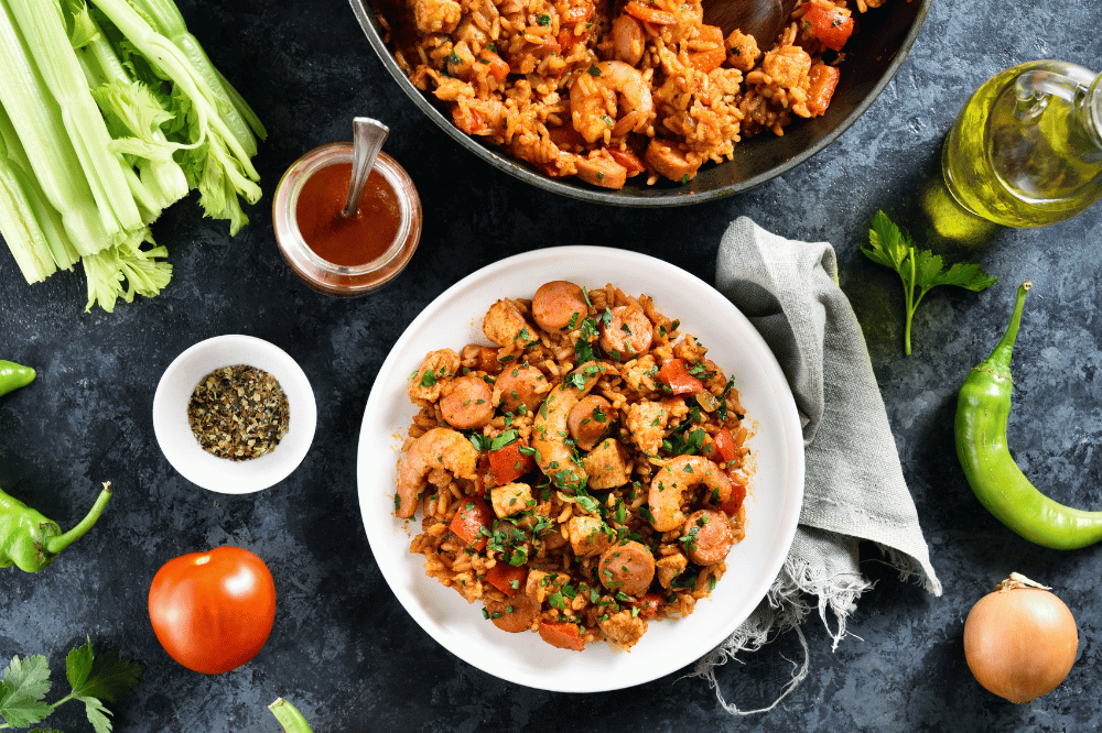 Photo du plat typique Jambalaya du su des Etats-Unis