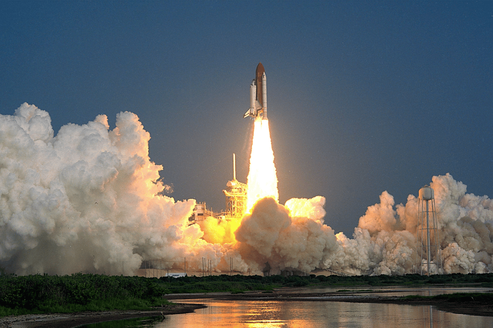 Photo d'une fusée décollant de Cap Canaveral en Floride